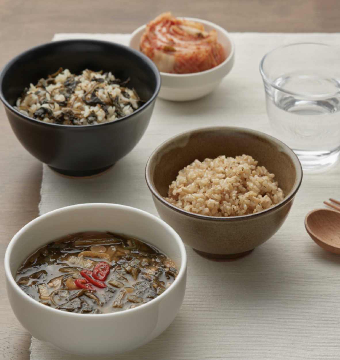 韓國限定 MUJI 無印良品 即沖 山薊菜大醬湯 5入/盒｜Soybean Paste Soup with Korean Wild Vegetable