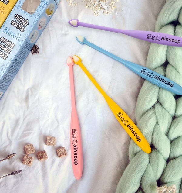 (現貨） 韓國 🇰🇷 貓狗 細頭軟毛牙刷 （3色）