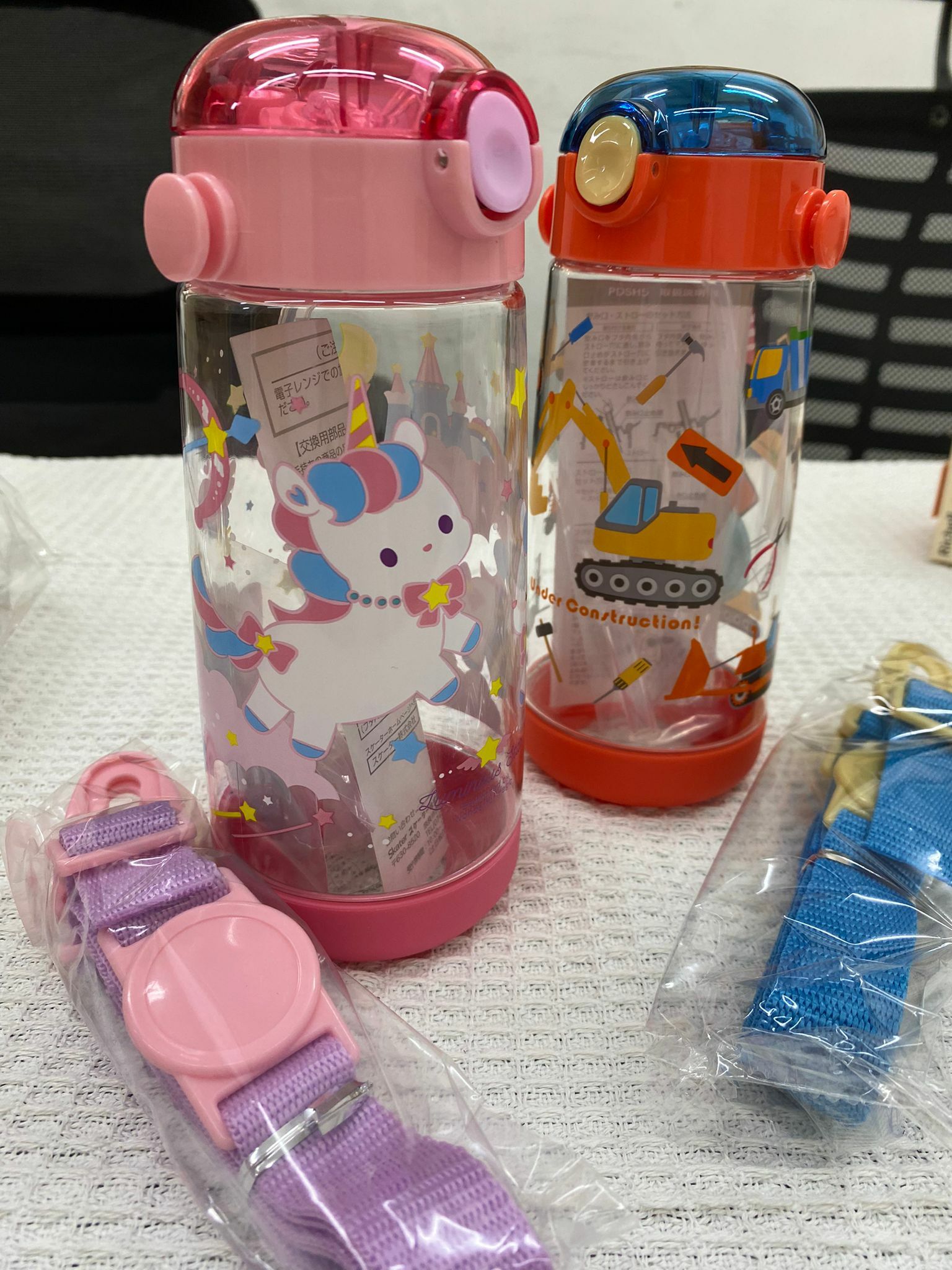 日本 SKATER 防漏吸管學飲杯 480ml -1件