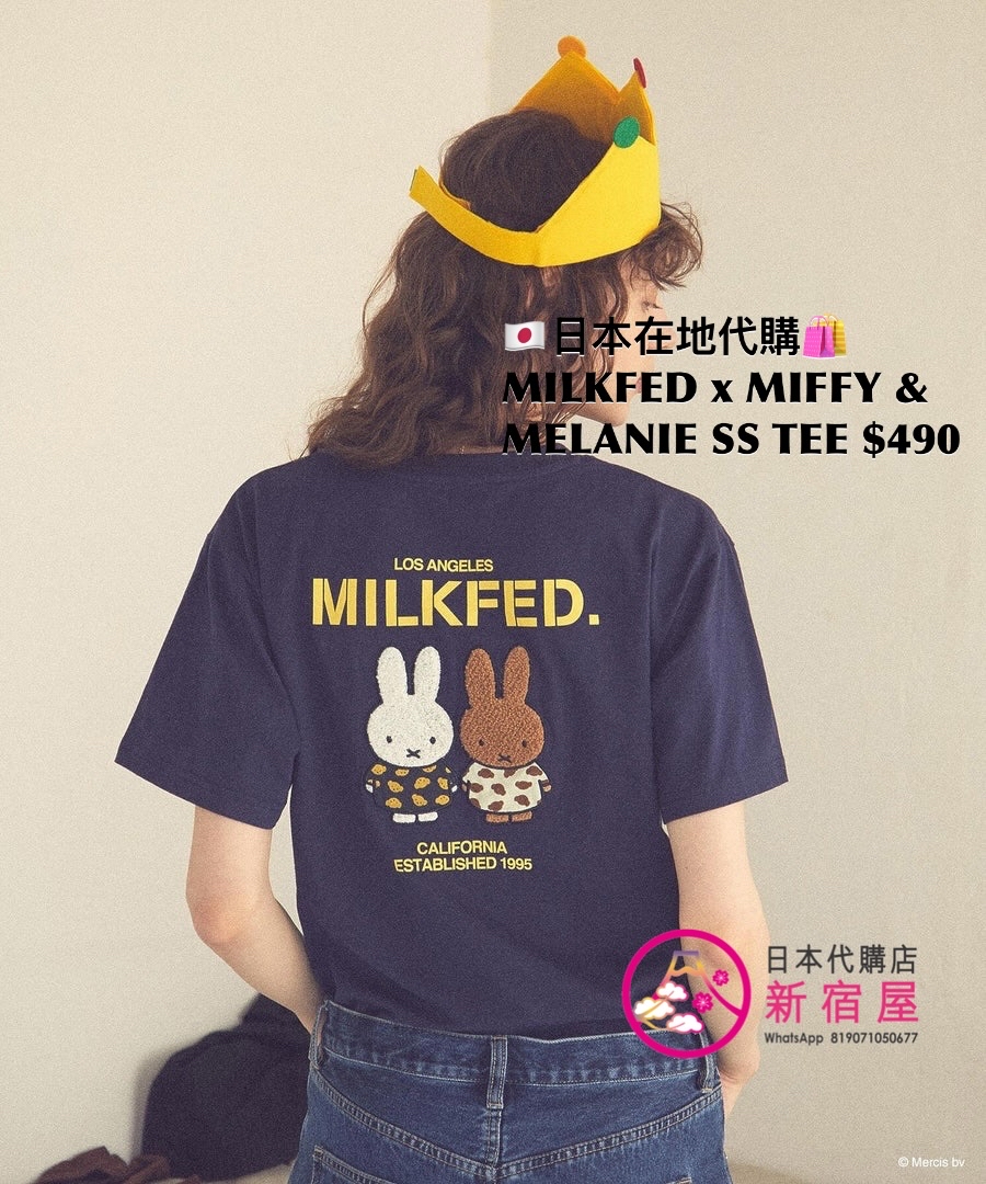 MILKFED x MIFFY AND MELANIE SS TEE