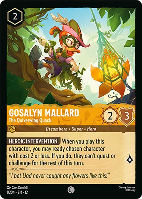 Gosalyn Mallard – The Quiverwing Quack | Set12-1 | Non-Foil