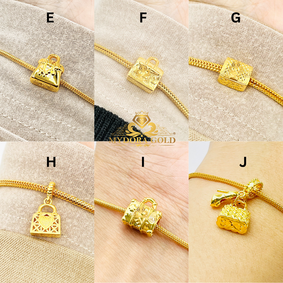 MYDORA Charm Bead LuxeBagg Elegance Collection (5G) l EMAS 916/22K