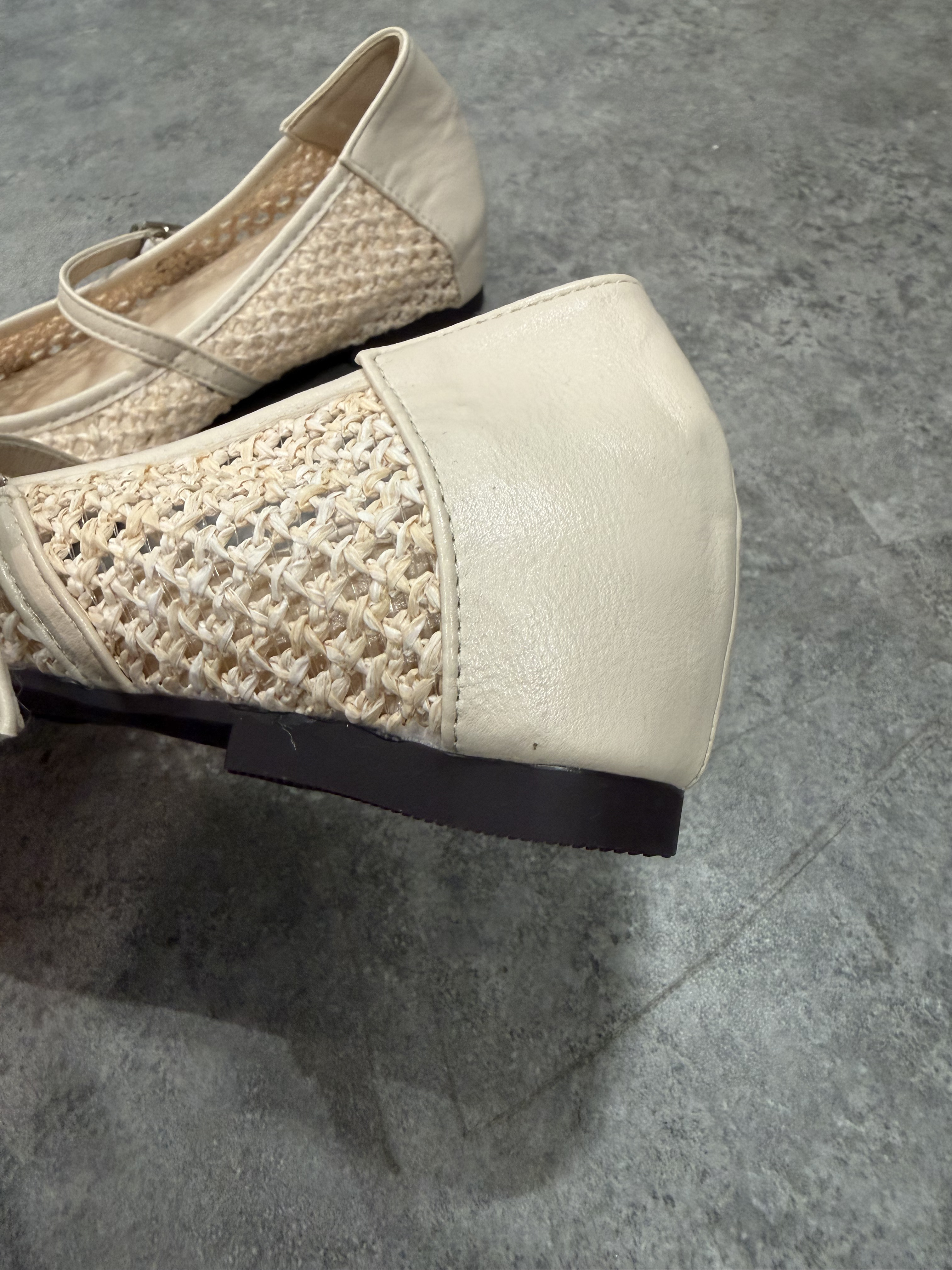 復古編織瑪麗珍鞋