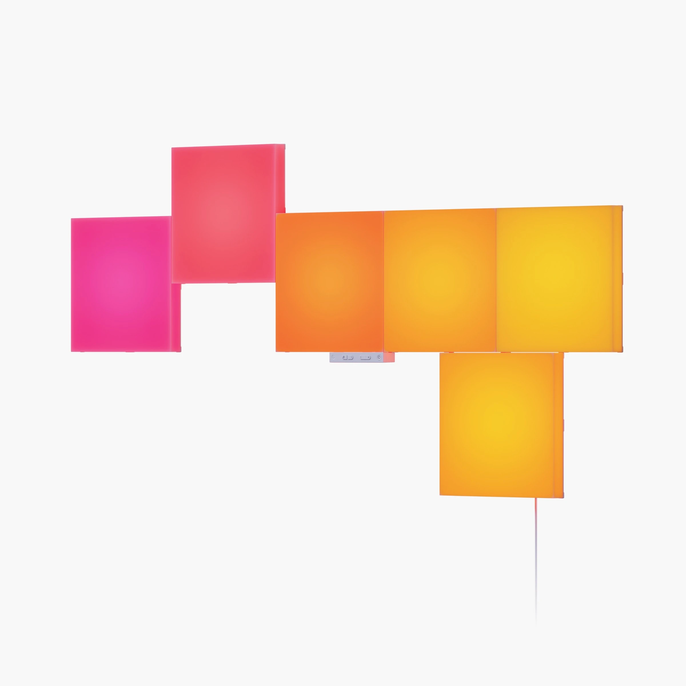 [原裝香港行貨丨2年保養] Nanoleaf Blocks 正方形 LED 模塊入門套裝 (6塊) Nanoleaf Blocks | Big Squares | SMK | White | 6 Pack | UK (6 x Big Squares) N8100K01-6BS