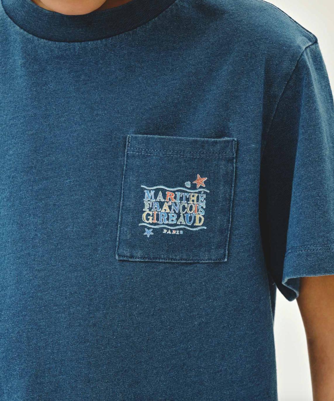 Ⓜ️ fg kids款 彩色LOGO pocket TEE 折扣優惠 black Size 100-150