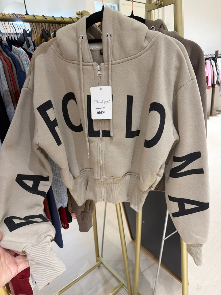 字母辣妹連帽衫