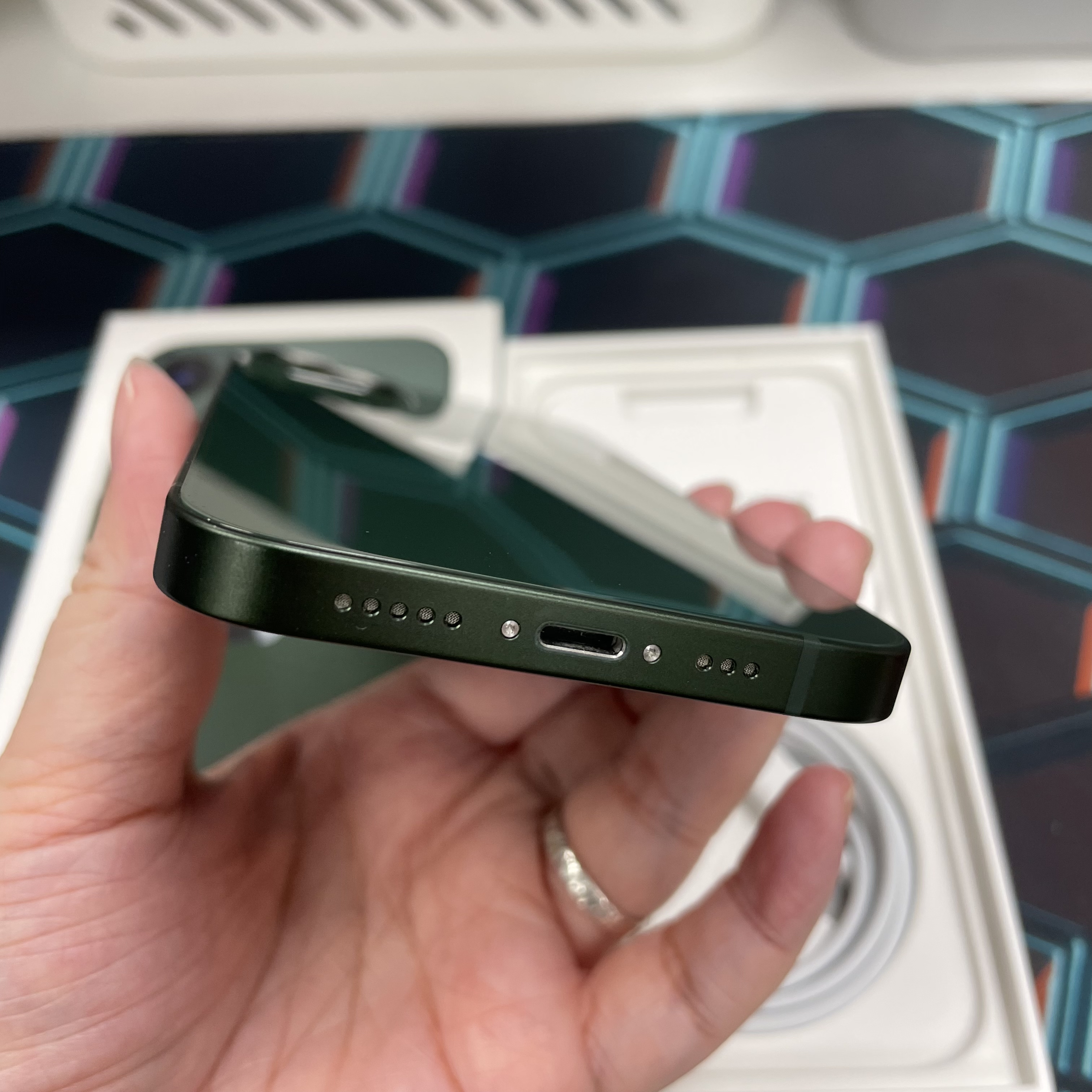 *5752 13 完美機 128GB 電80 綠色 green