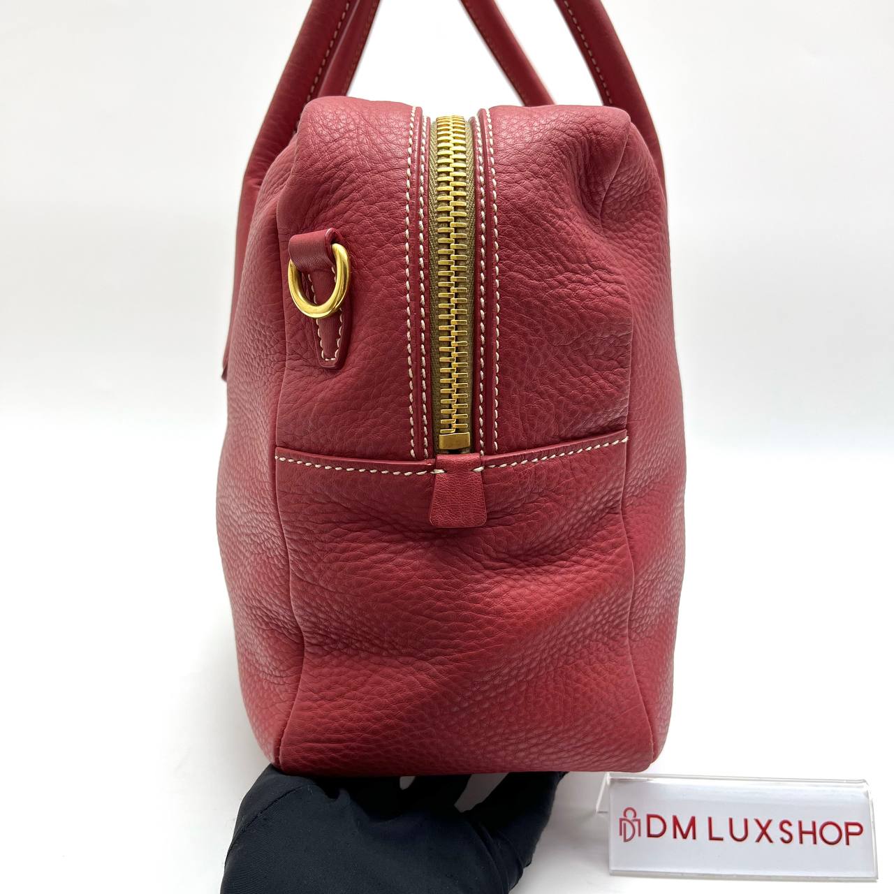 Prada Red Leather Tote