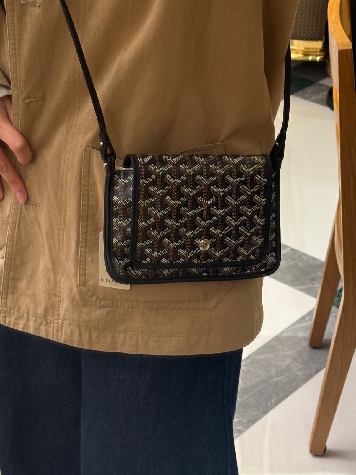 Goyard 👜 PRE OWNED 💼老花信封包🤎