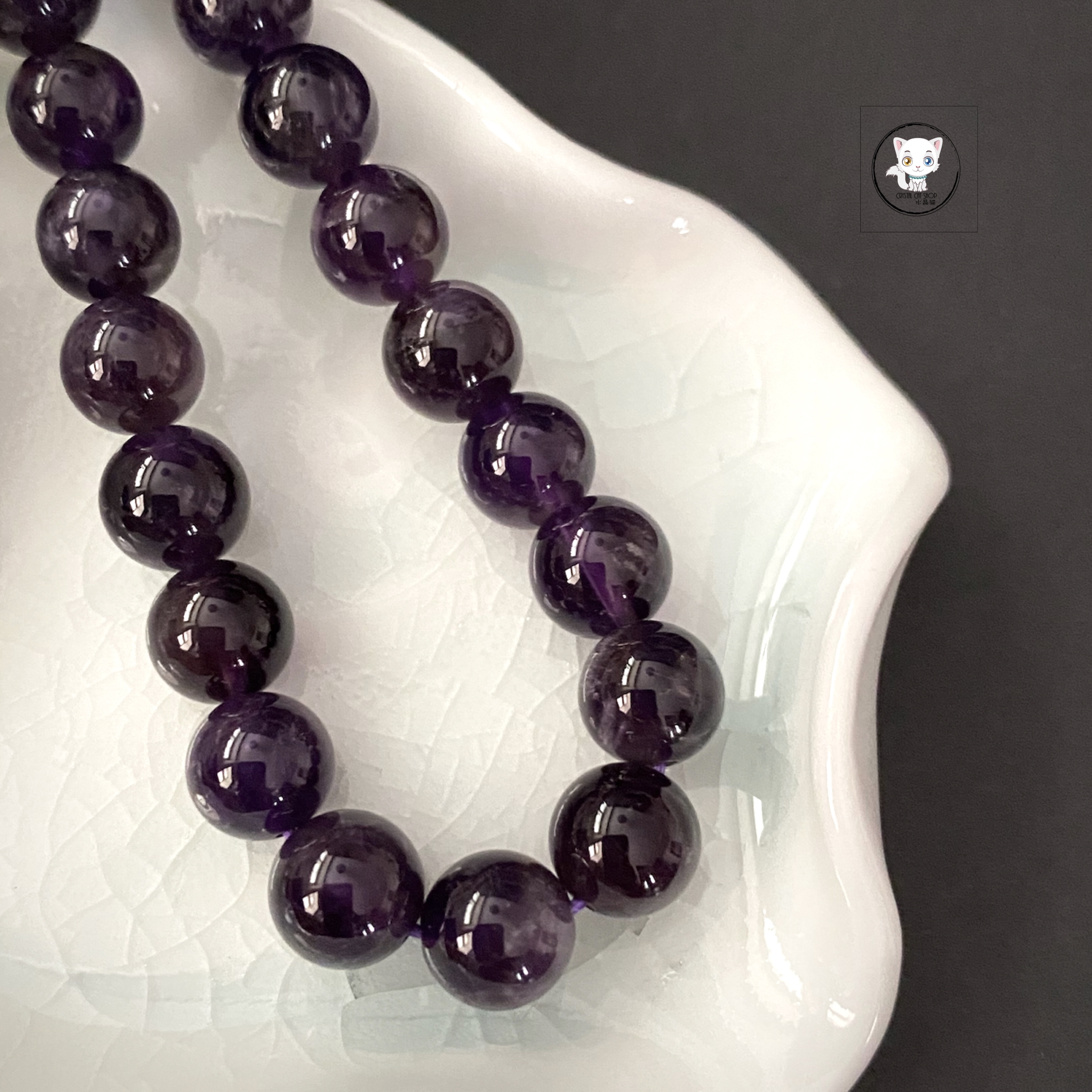 烏拉圭紫水晶手鏈8.5mm