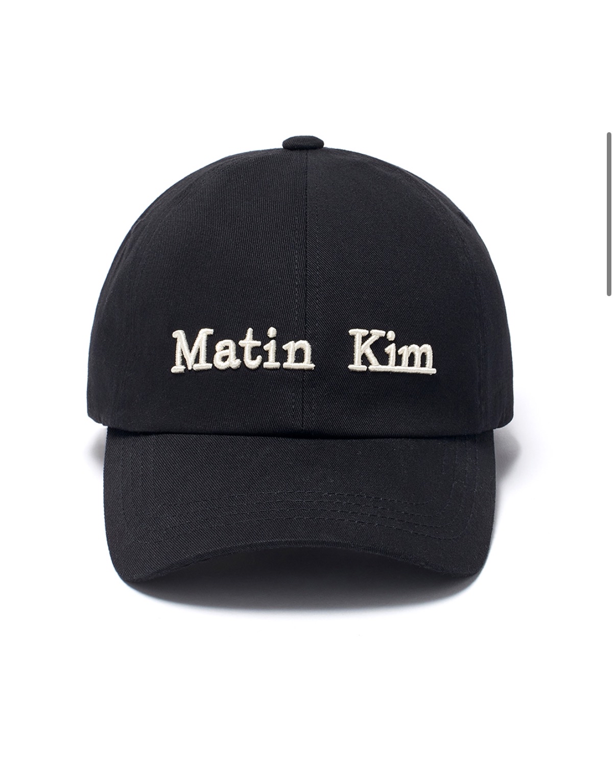 MATIN KIM VOLUME LOGO BALL CAP 