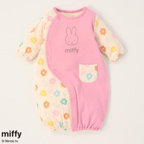 MIFFY BABY KID 小童 花花 圓領 連身衣 粉紅 50-70