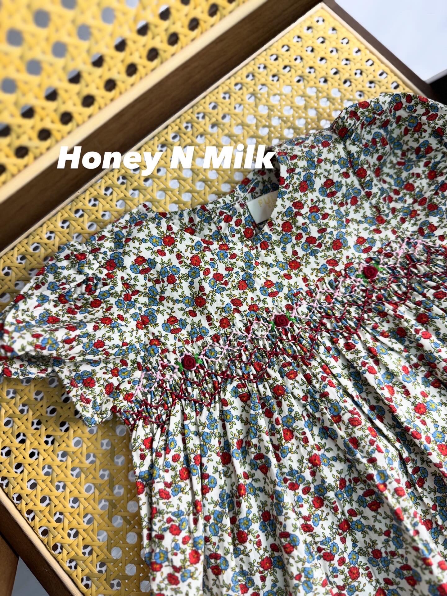 Rosey Embroidery One Piece