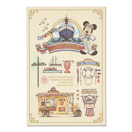 【預訂】DisneySea 25th The Jubilee Journey - postcard (American Waterfront)