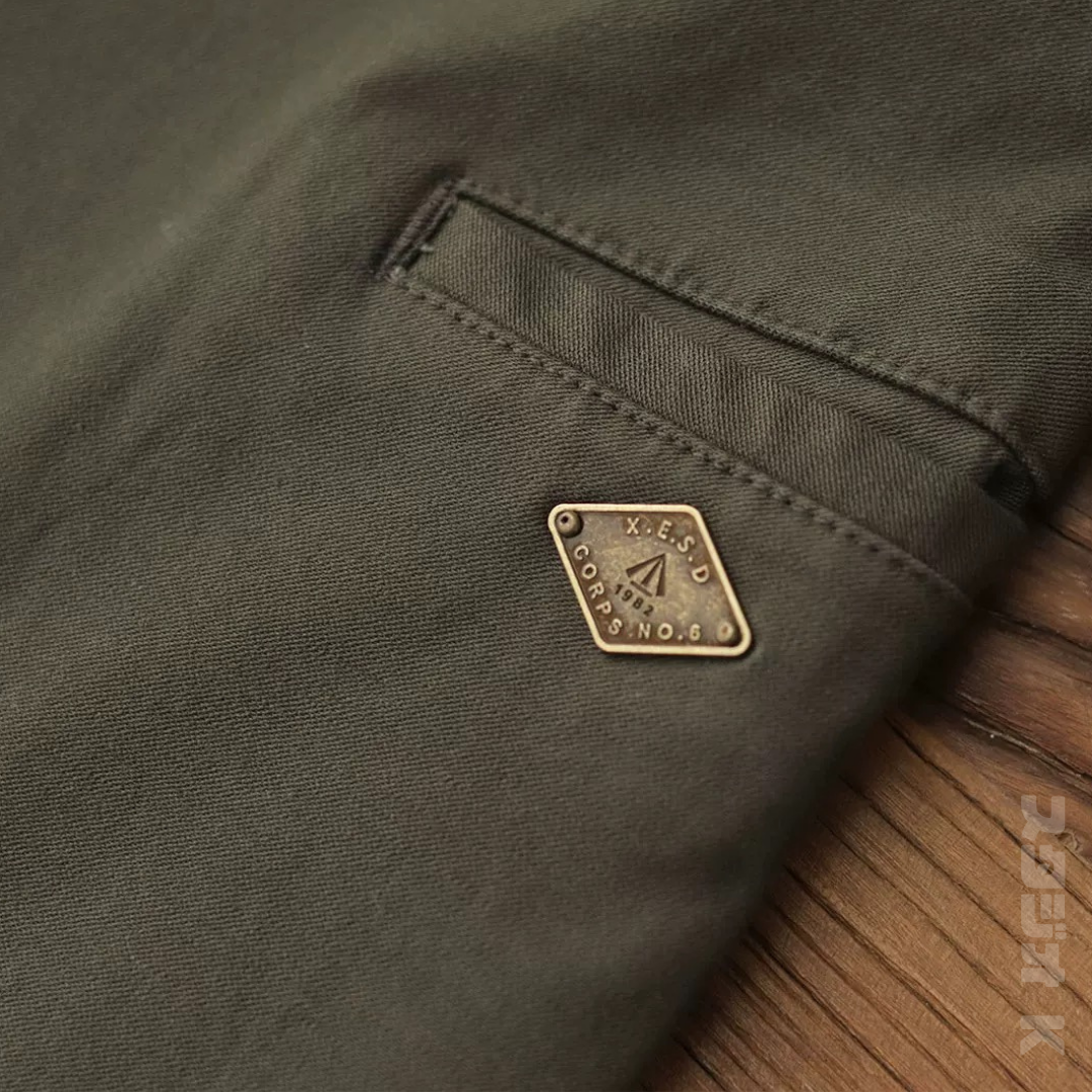 微彈CHINO直筒長褲