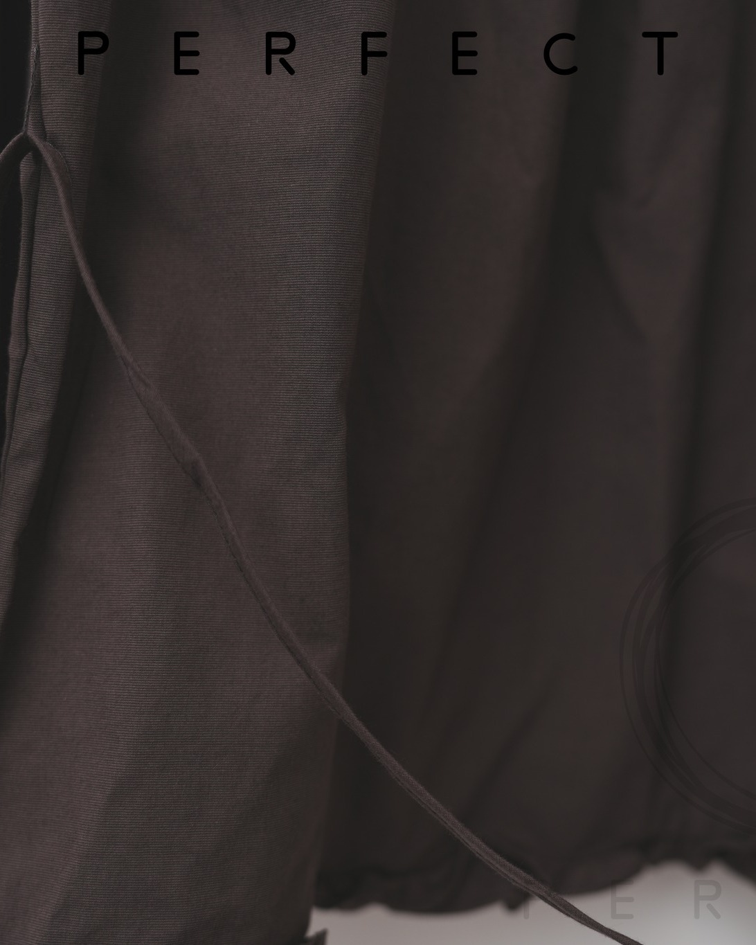 T0001_麻花領優雅上衣（朱古力啡）