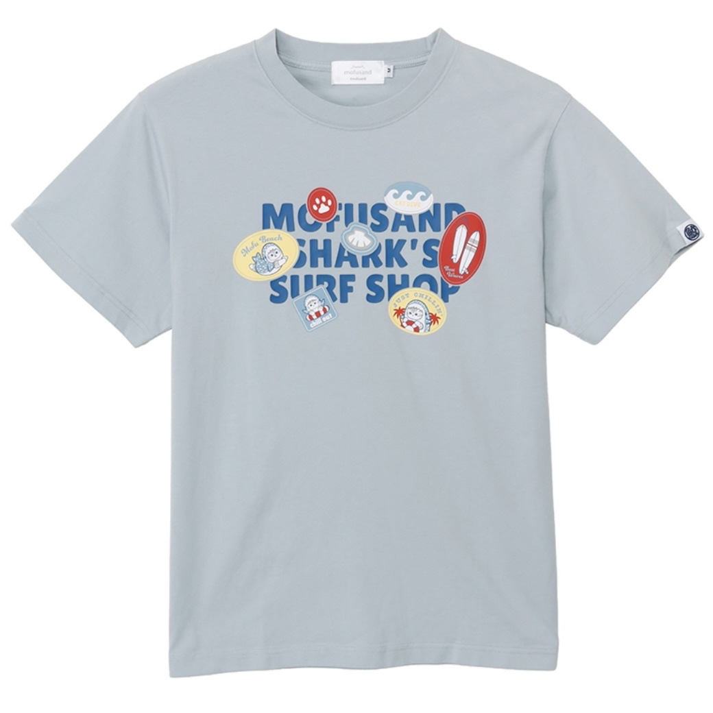 Mofusand 鯊魚貓 tee｜預訂