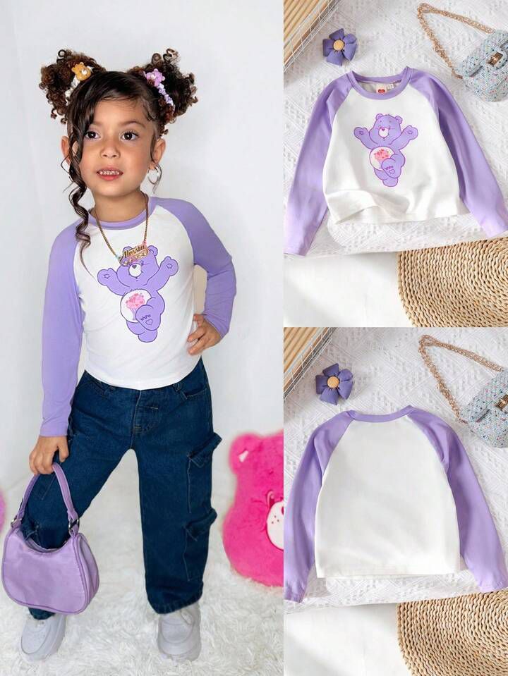 🌈🐻可愛熊長袖兒童上衣