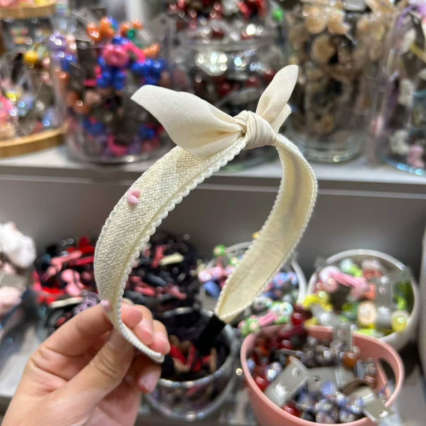 💖 愛心蝴蝶結兒童頭箍 💖