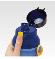 SKATER 彈蓋直飲水樽附背帶 480ml (新幹線)