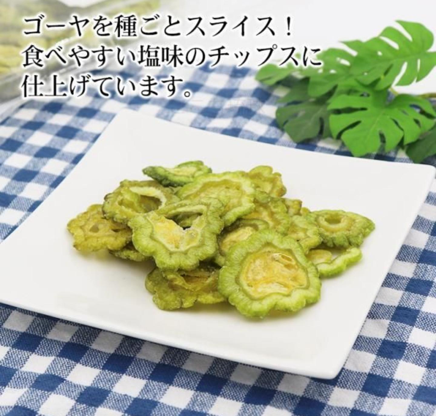 沖繩金獎 苦瓜脆片 鹽味 帶籽切片 60克