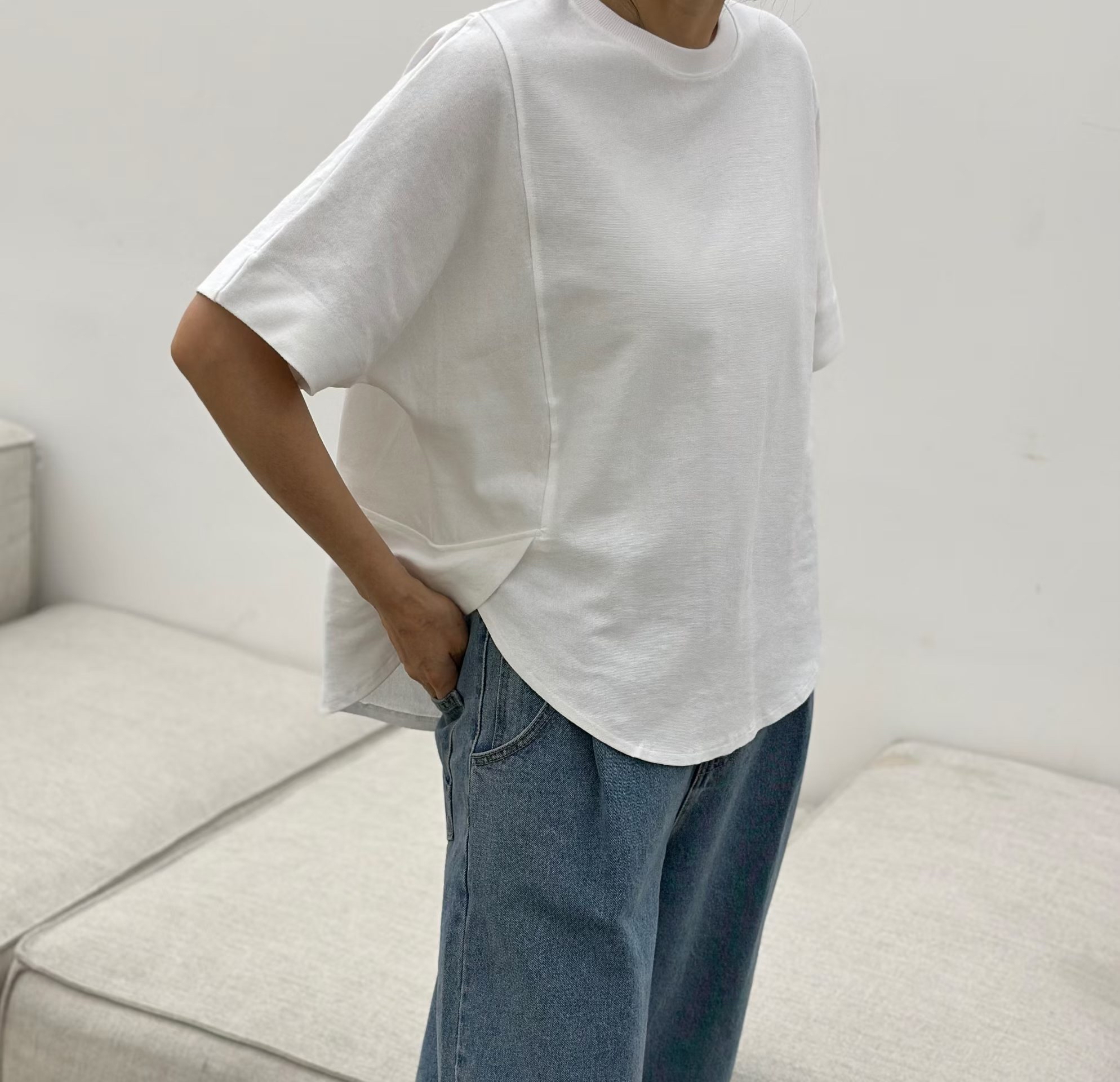 La mine dor 挺棉Top