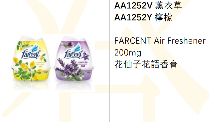 AA1252/V/Y花仙子花語香膏