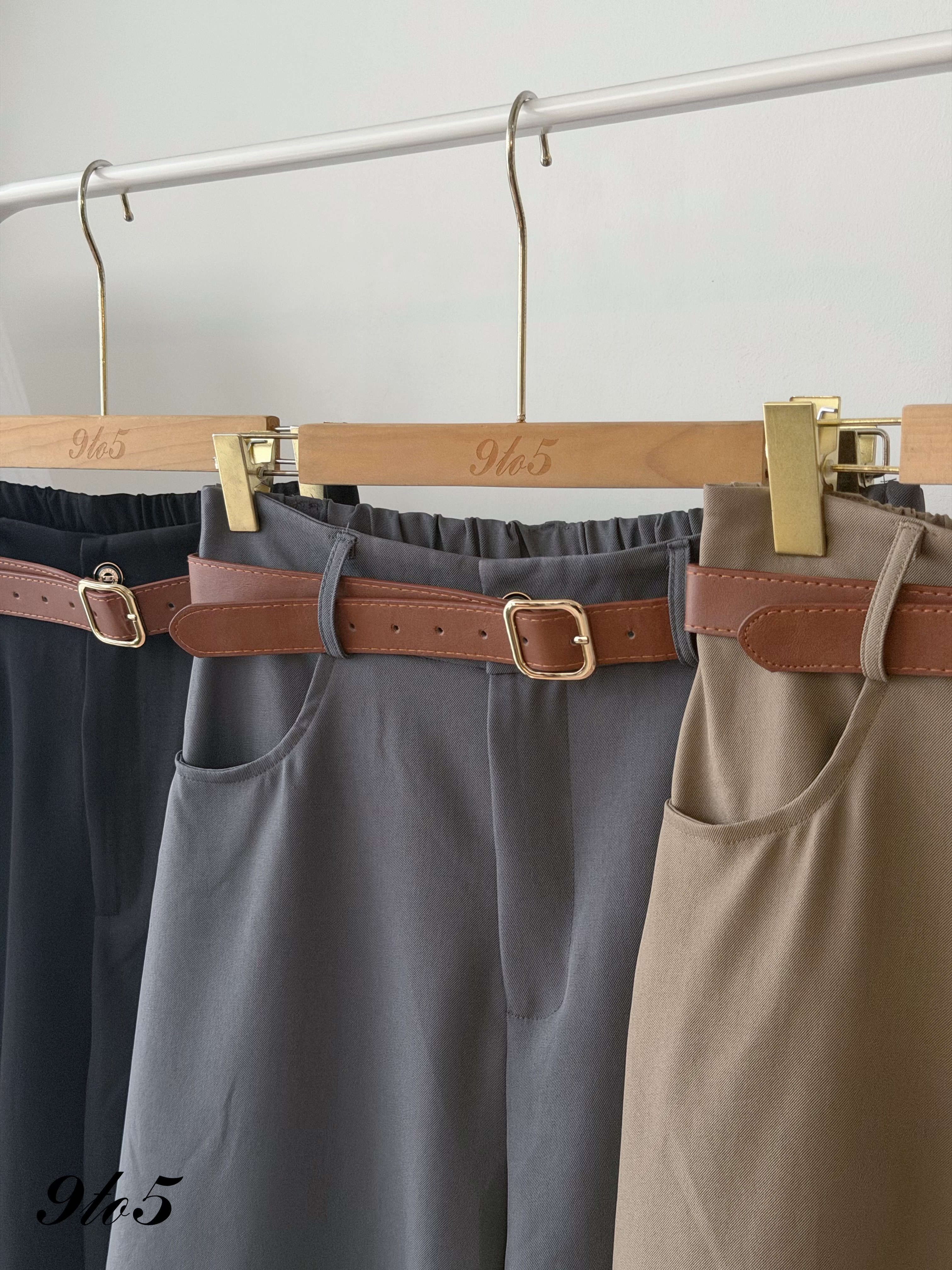 S2024 Cropped Straight Pants - 3 Colors 