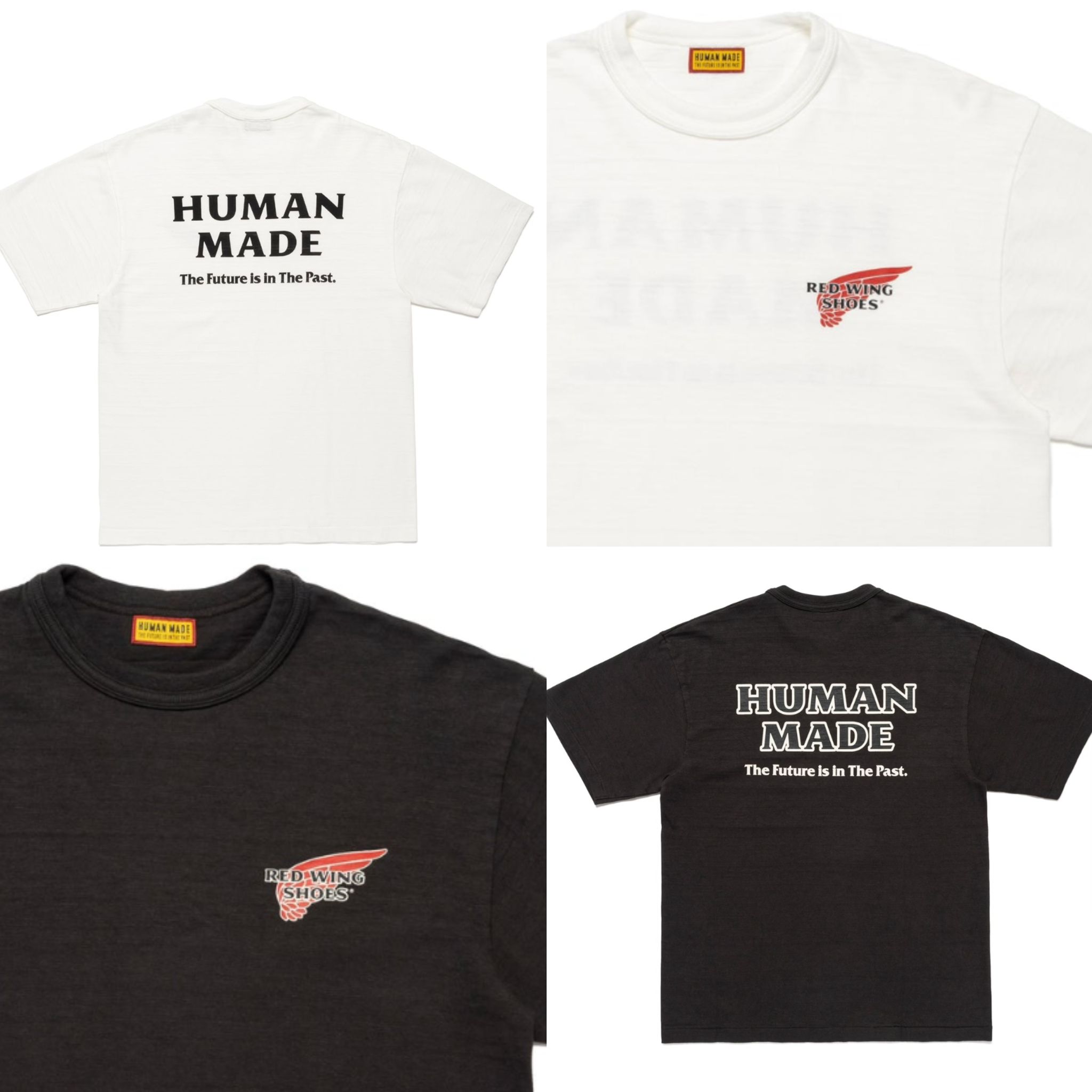 HUMAN MADE x RED WING GRAPHIC T-SHIRT Size s-3xl Black / white