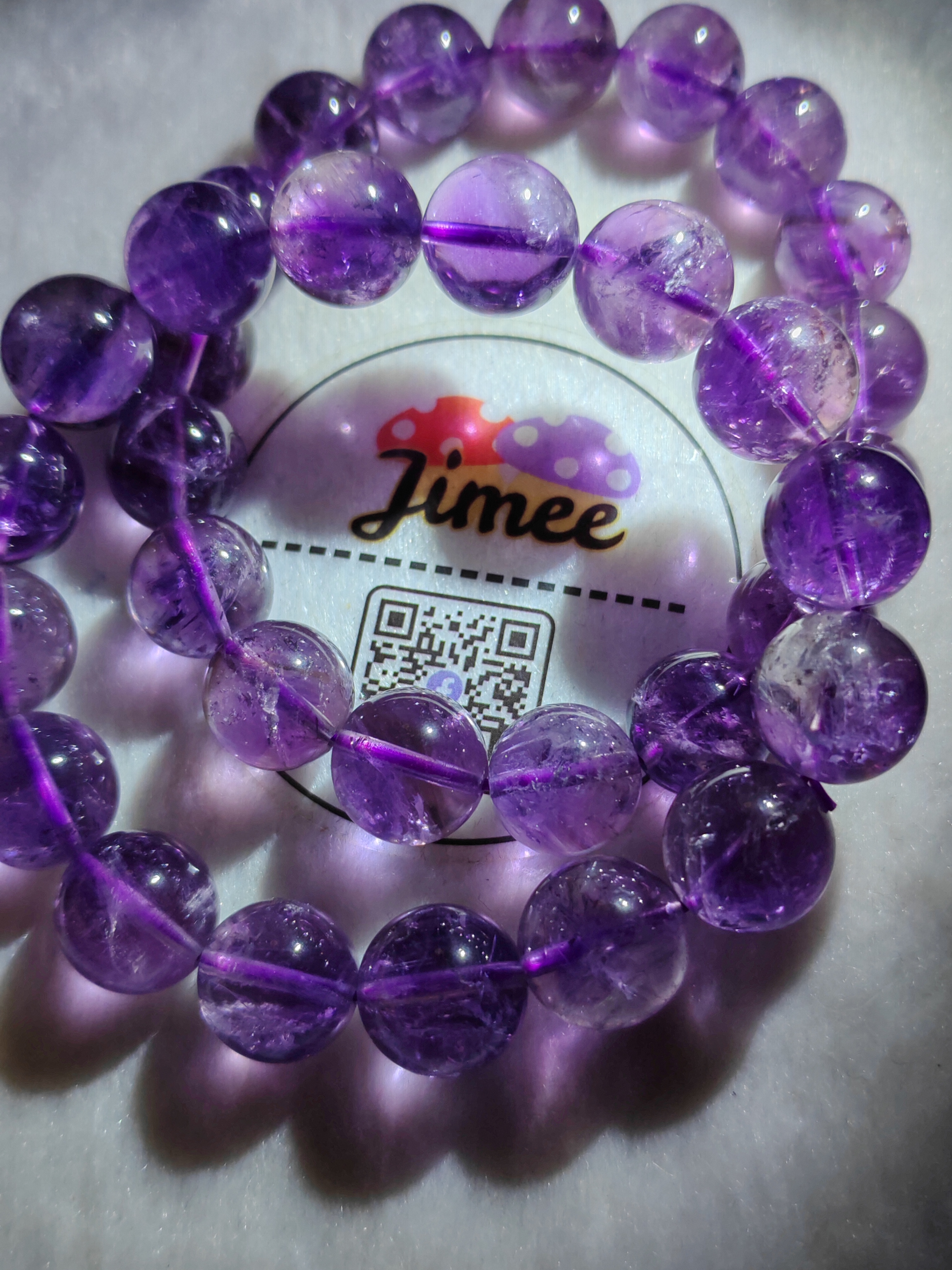 紫晶手串12m
