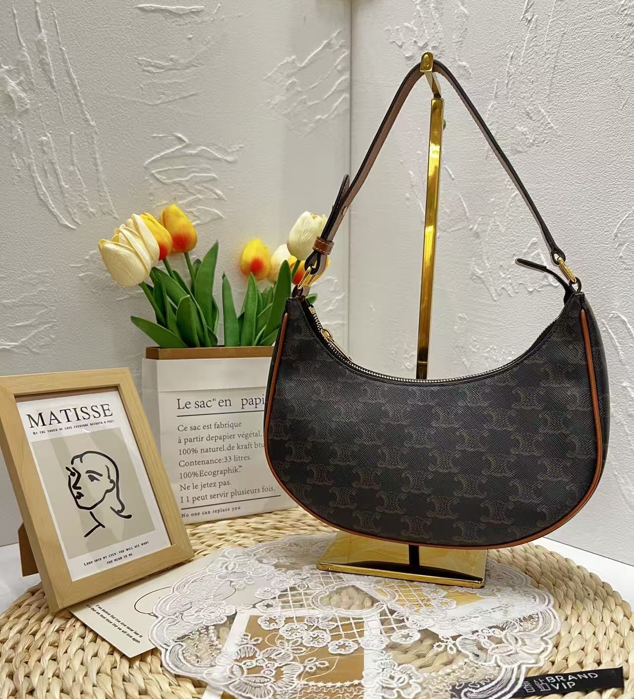Celine Ava Triomphe Bag （近新閒置品 Lisa同款）