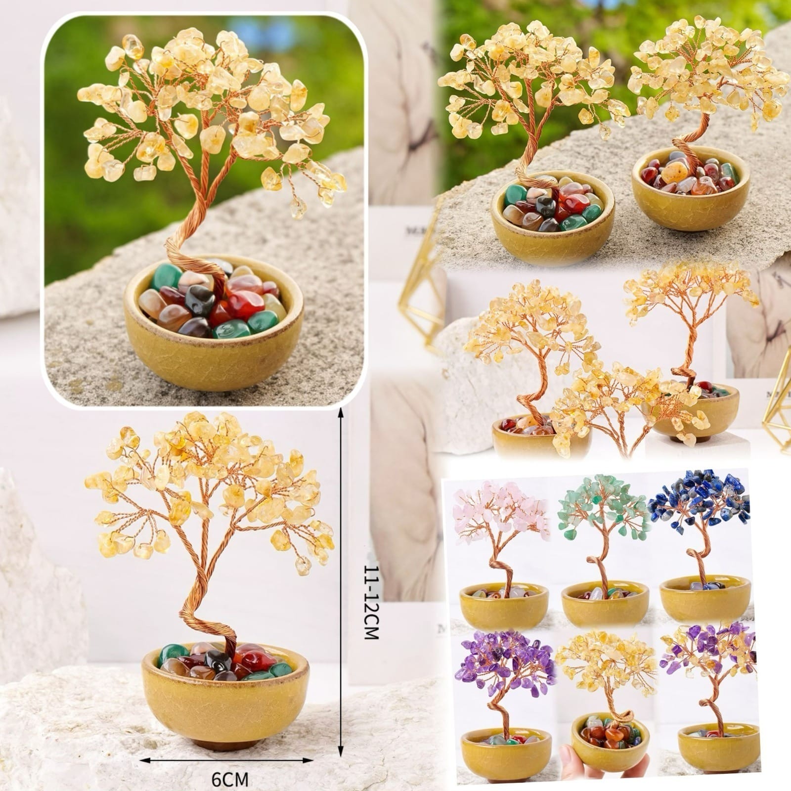 天然水晶能量聚寶盤