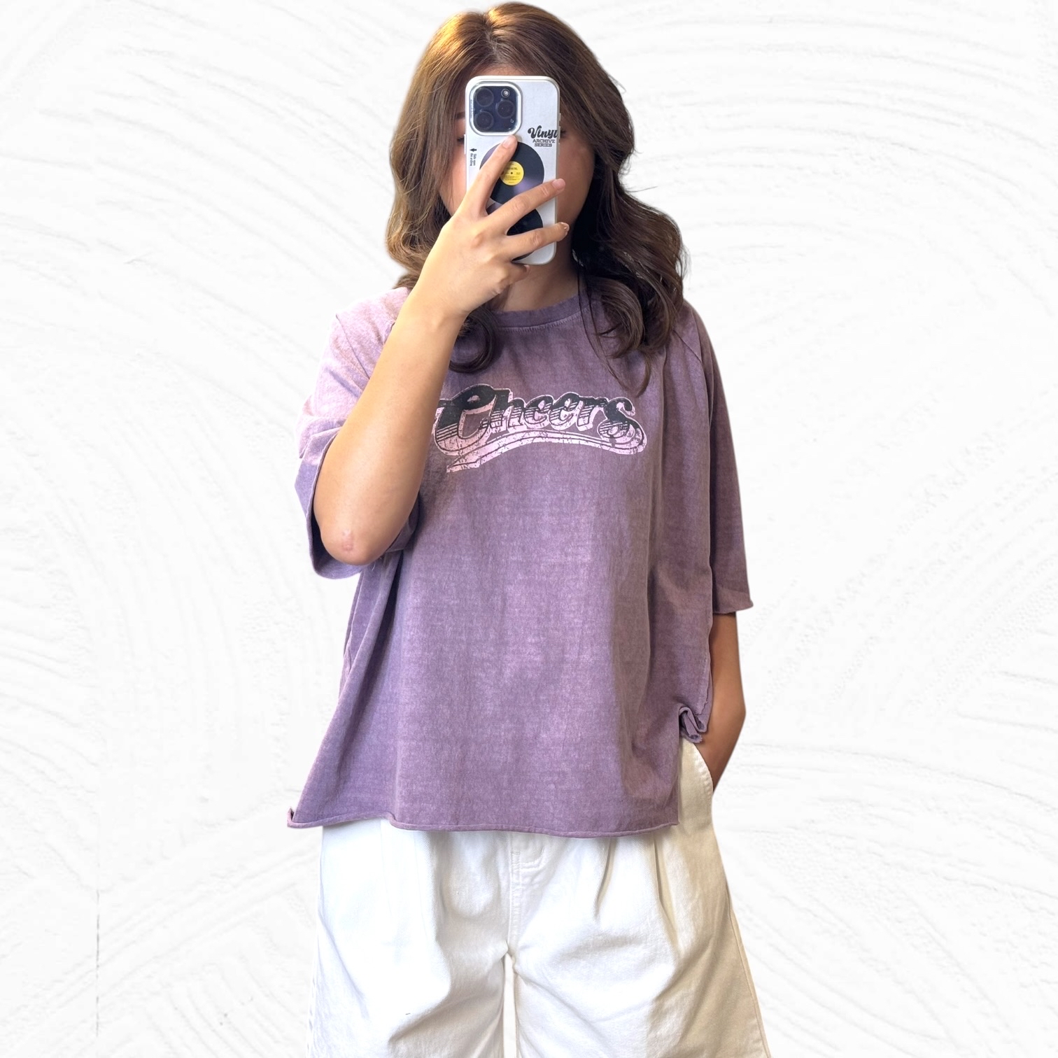 221282 “Cheers”腳開叉Tee