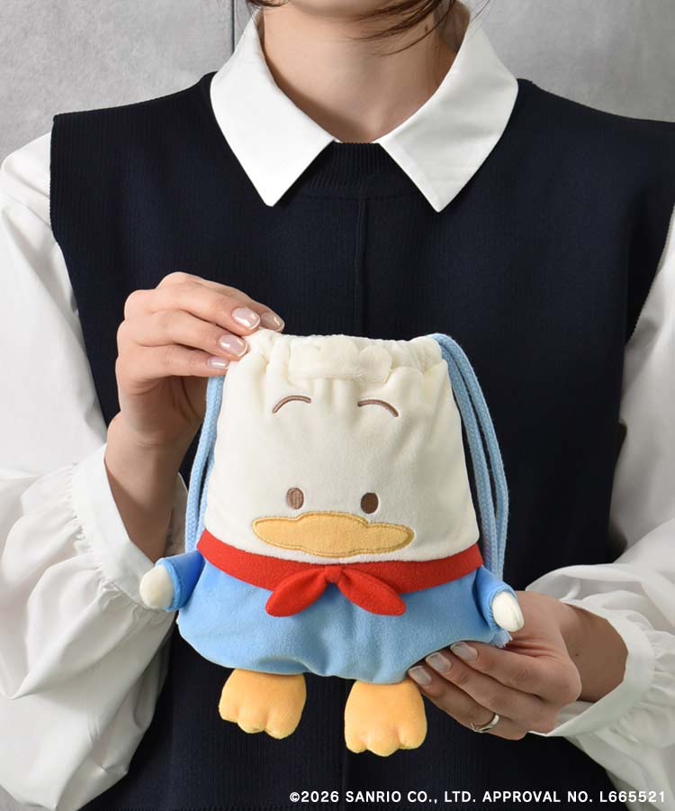 日本預訂📍日本限定Bleu Bleuet x Sanrio系列 - 立體索繩袋