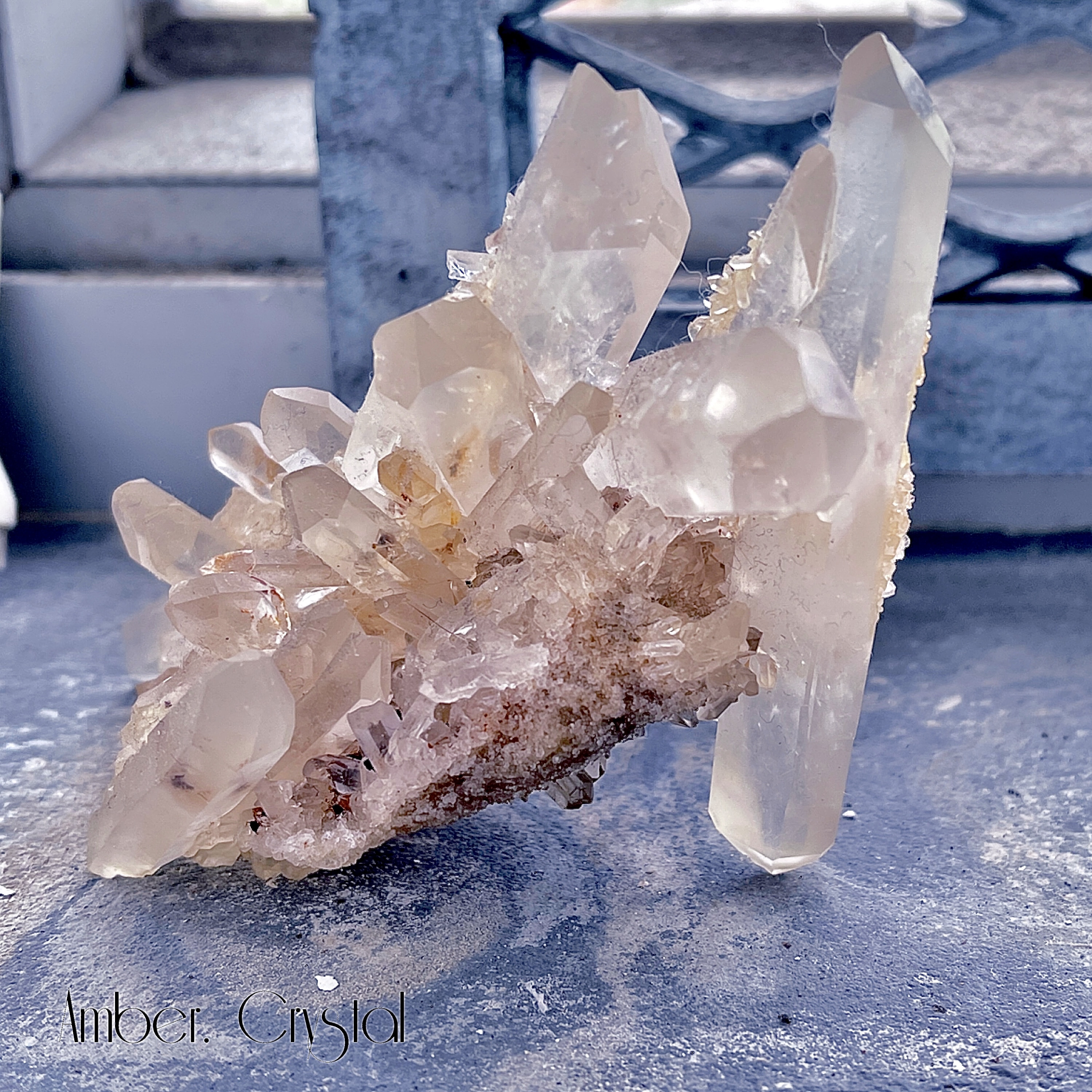 白水晶原石晶簇White Quartz Crystal Cluster