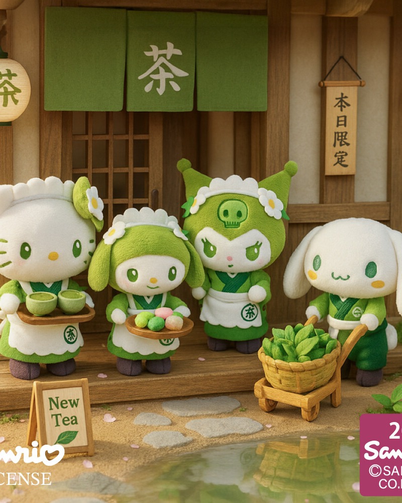 預訂 | 日本Sanrio 抹茶茶屋系列掛件公仔