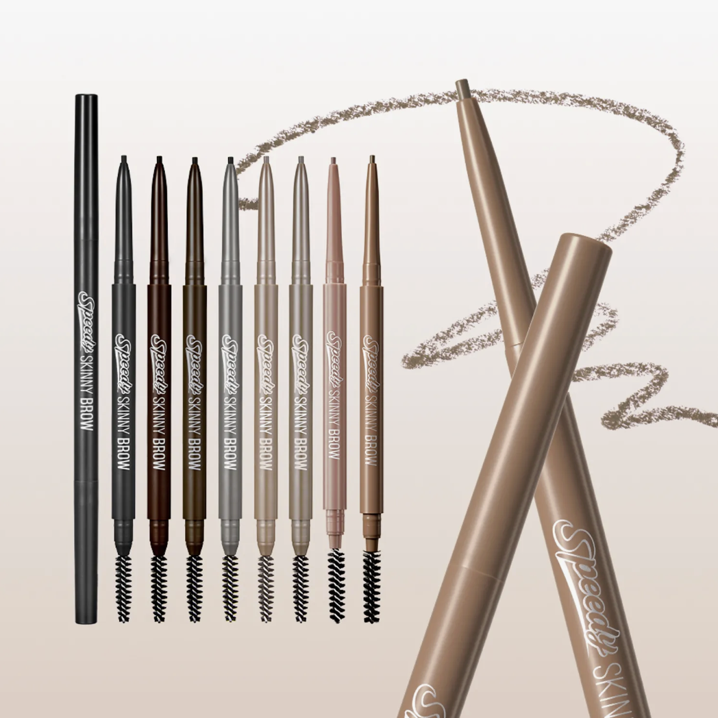 韓國 Peripera X 土豆熊 持久纖細眉筆 1+1套裝｜Speedy Skinny Brow 