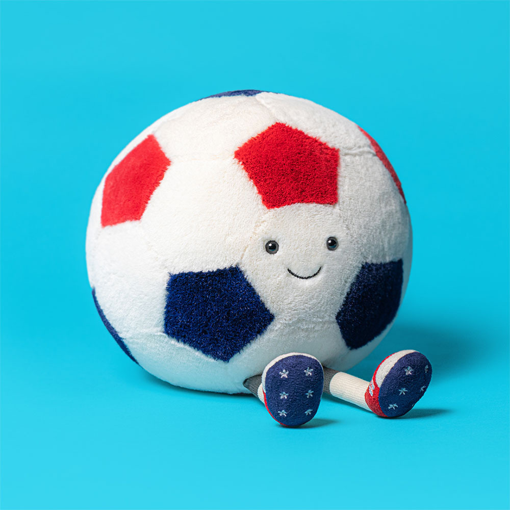 【2026世界盃限定】Jellycat Amuseables Soccer Ball 足球公仔 - 墨西哥/ 美國