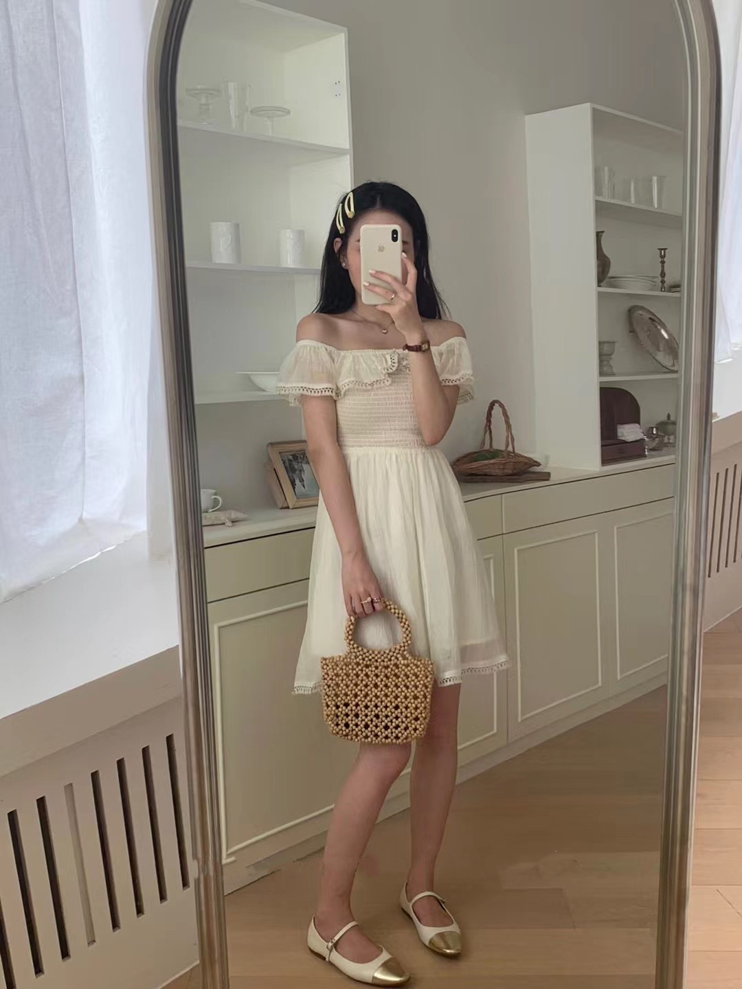 Alice Dress 爱丽丝连身裙🤍🤎上身气质秒🆙🆙🆙 ( 2 colour)