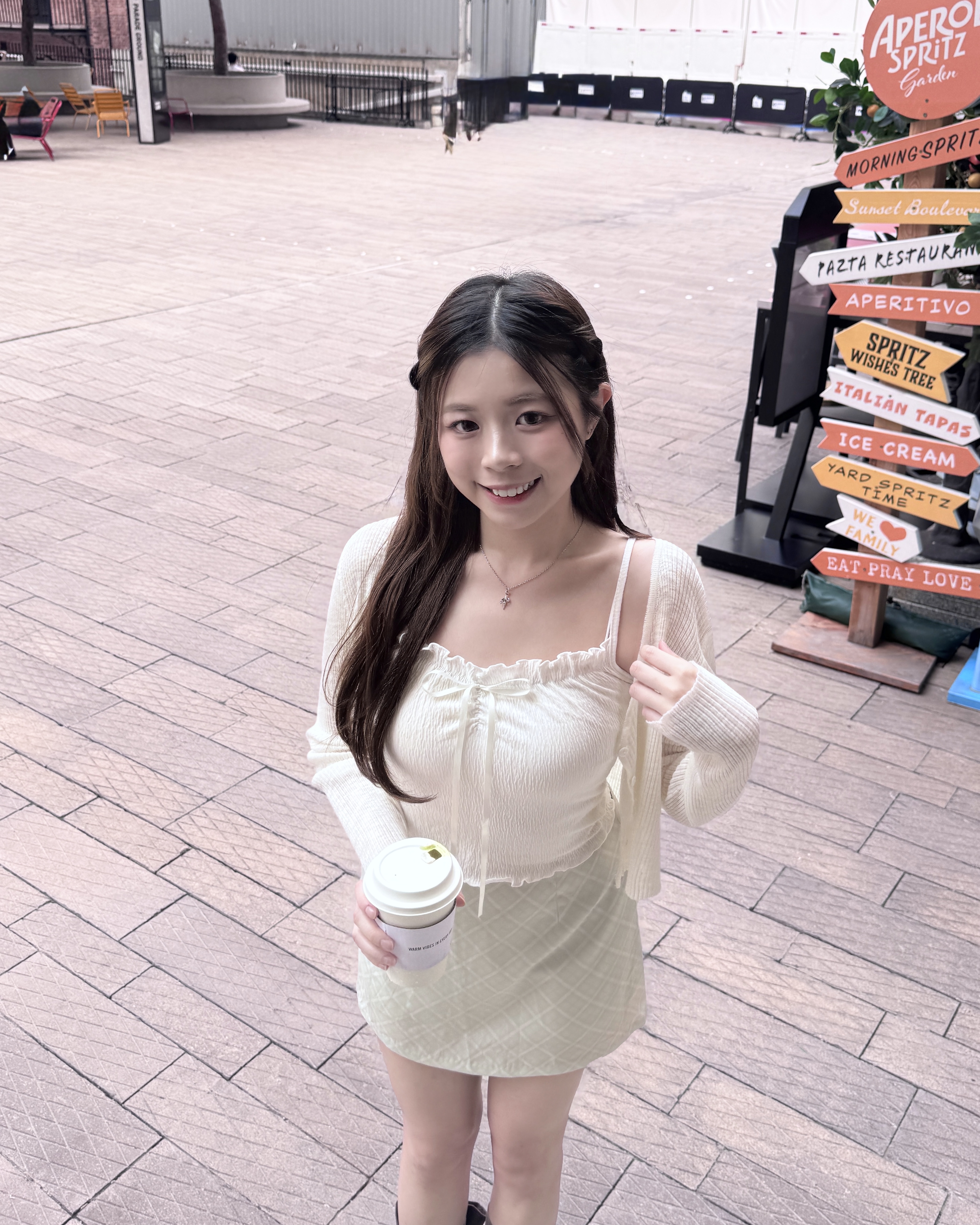 【  🫧超美春天配色☘️♡ | Sheer滑捋捋～中高腰斜紋格仔裙🤍 】 Spring Love Checked Skirt(兩色入)