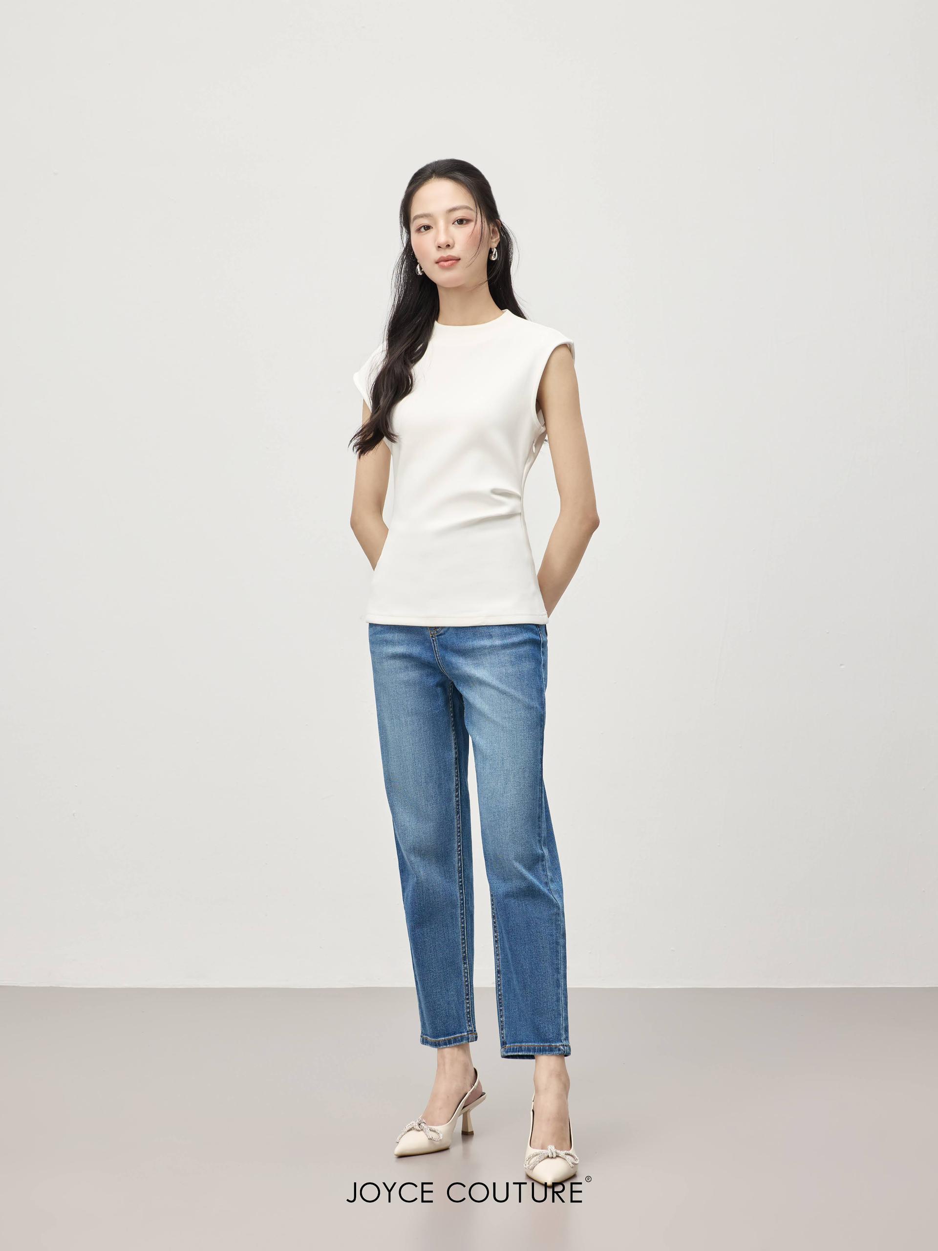 无袖不对称上衣 T0070