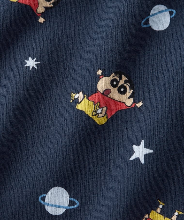 ☀️預訂 台灣直送☀️蠟筆小新系列三色純棉滿印家居服上下套裝