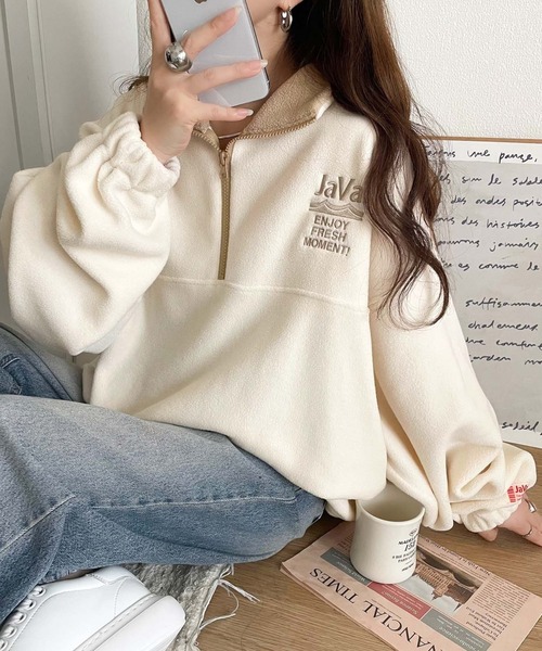 復古運動風絨面上衣【JT021】