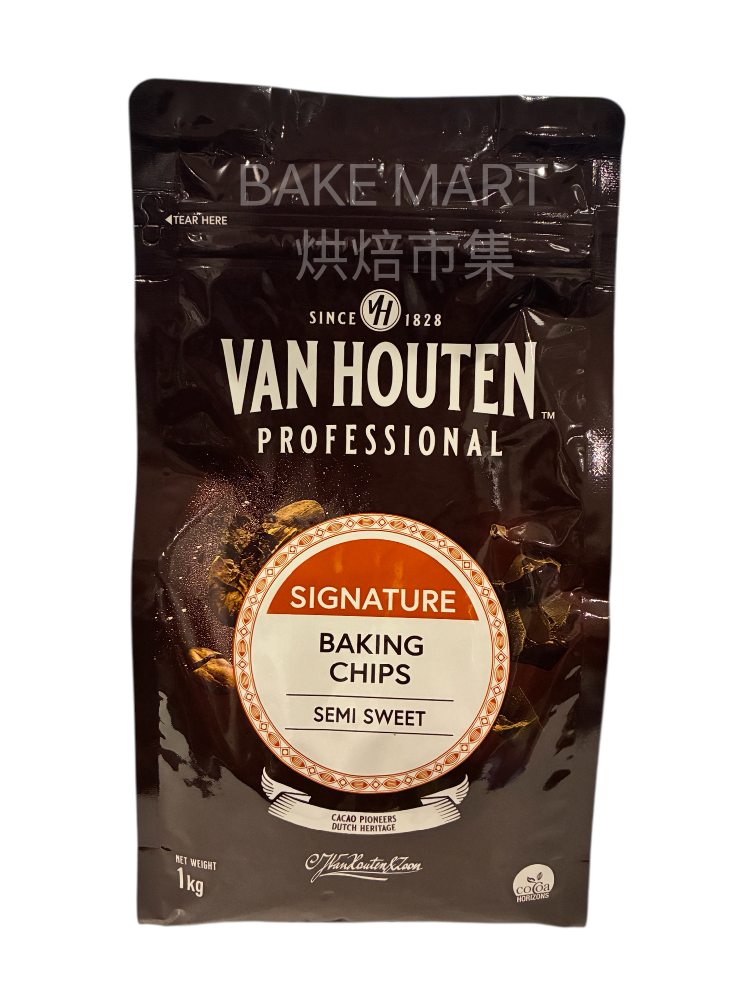Van Houten 入爐黑朱古力粒 Van Houten Semi Sweet Baking Chips 8000count Singapore