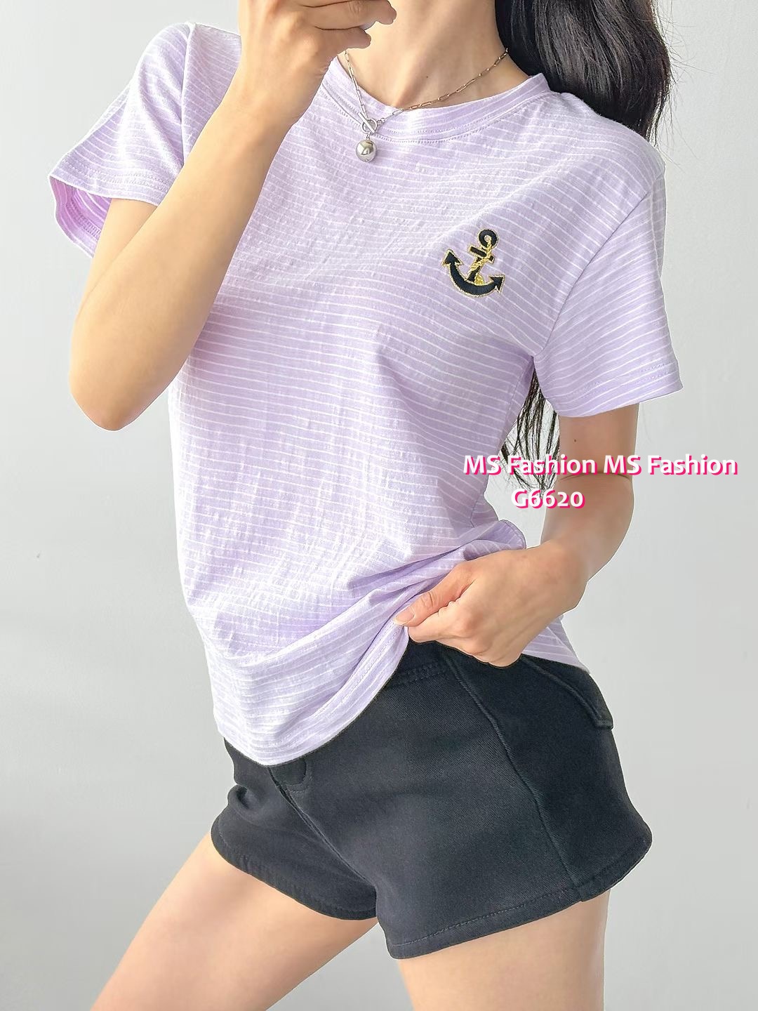 G6619 靚色橫間top