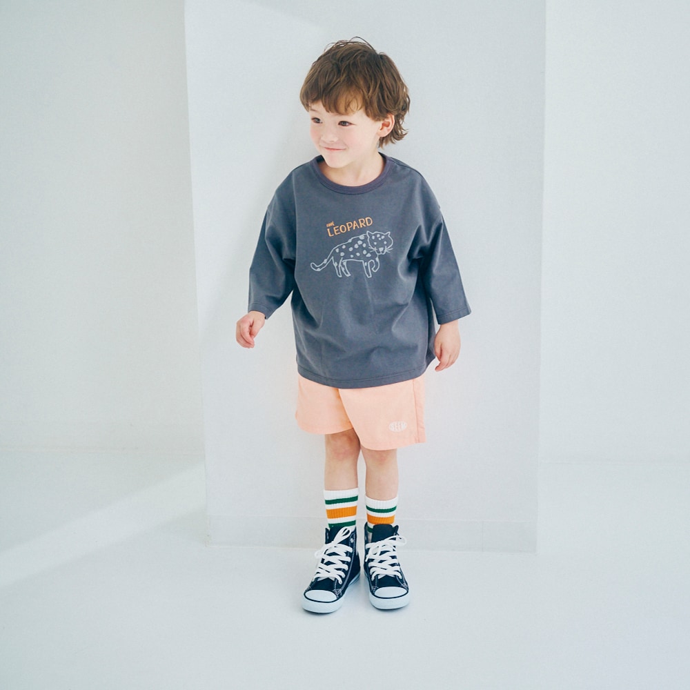 🆕【⭐訂購⭐】  🇯🇵日本直送 🌀輕鬆插圖風格 七分袖Tee(一套5件) 🌀 [PLBA-0026][260303]