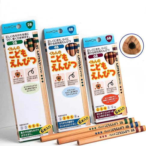 現貨🇯🇵Kumon系列-幼兒用三角鉛筆(6支入)