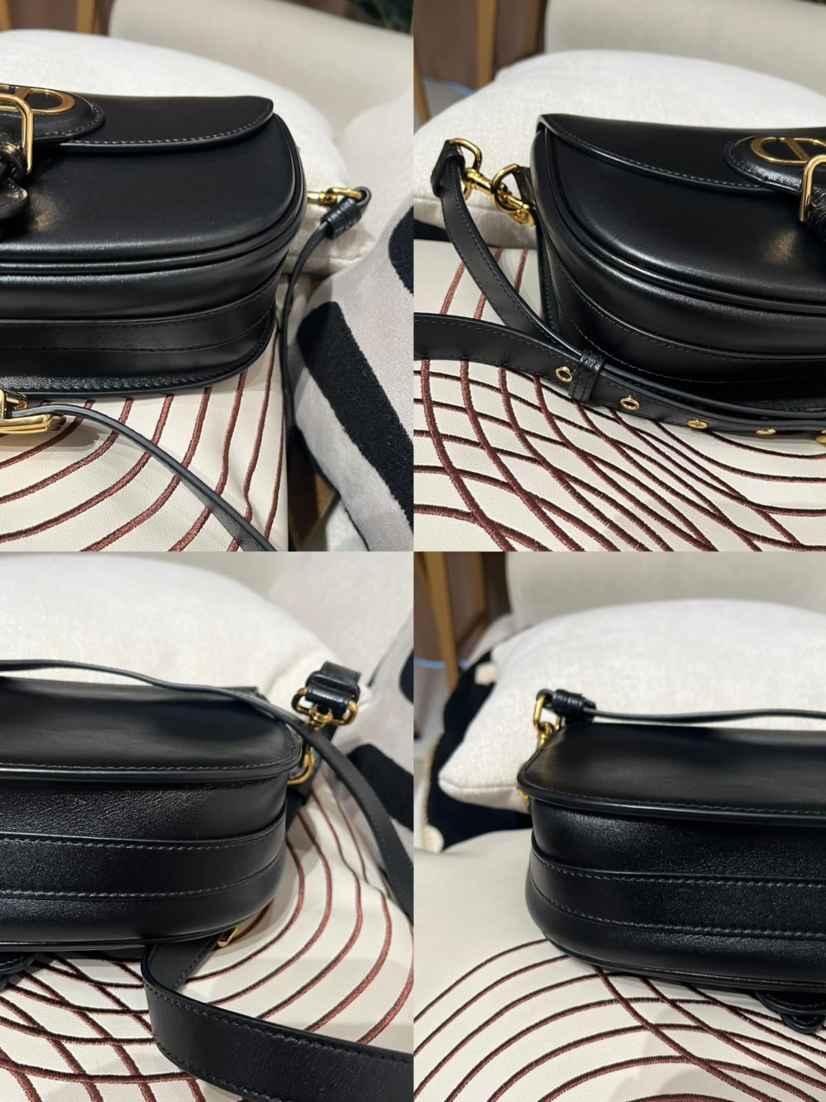 Dior Bobby medium calfskin 黑金 100%Authentic , 95%new