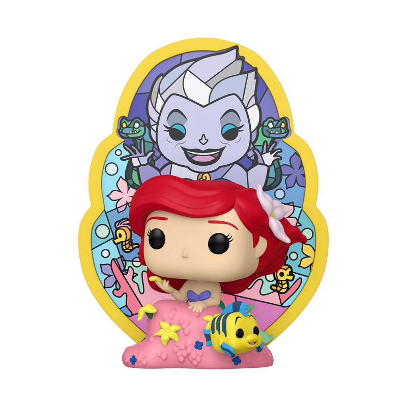 📦訂購 美國代購 Funko POP! Disney Deluxe Ariel (Ursula Stained Glass) Figure 小美人魚 模型