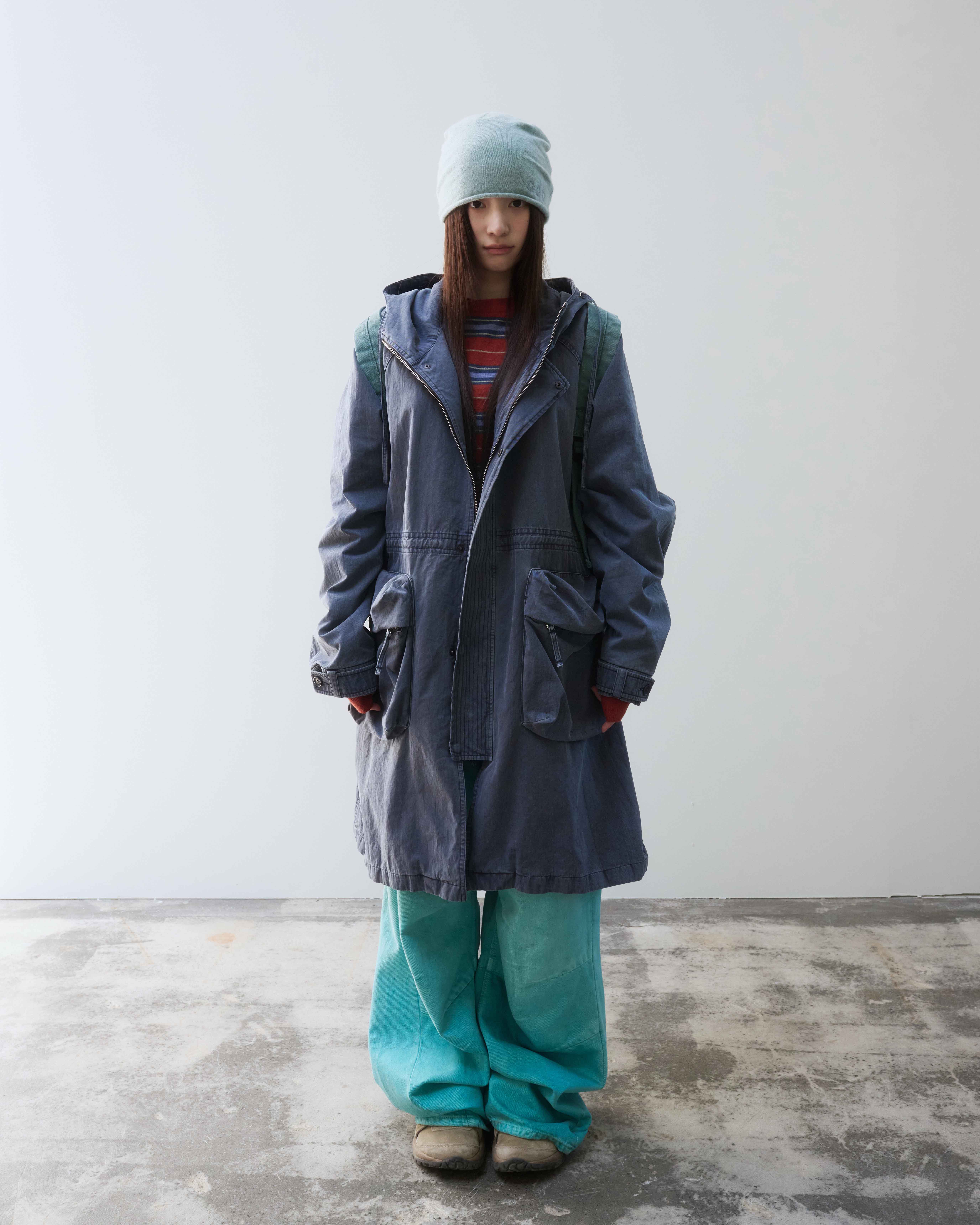 999 HUMANITY - OVERFIT ROLLED BEANIE (5COLOR)